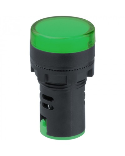Лампа индикаторная Navigator 82 807 NBI-I-AD22-24-G зеленая d22мм 24В AC/DC в Рыбинске Источники света(Лампы) Pintop.ru