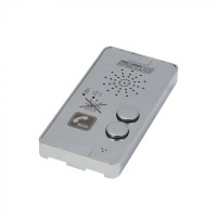 Переговорное устройство с кнопкой отключения оповещателя (зеркальная поверхность) Кристалл СДК-029.МГН.2