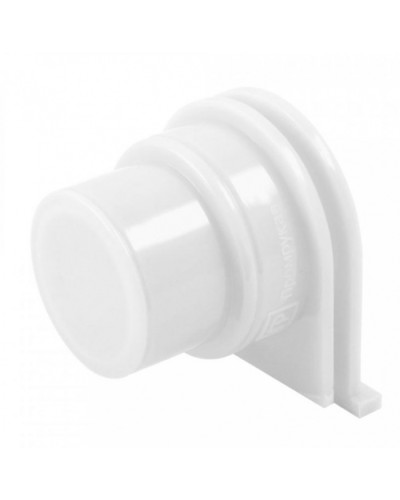 Переходник универсальный на гофрированную трубу белый (50шт/1000шт уп/кор) Промрукав (PR13.0321) в Рыбинске Аксессуары для кабель-канала Pintop.ru