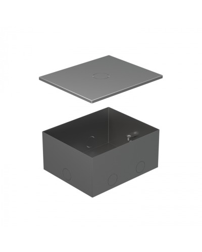 BOX/4 Металлическая коробка с крышкой для заливки в пол 159,6х133,6х75мм для люков 70040 Экопласт (70141) в Рыбинске Системы лючков и колонн Pintop.ru