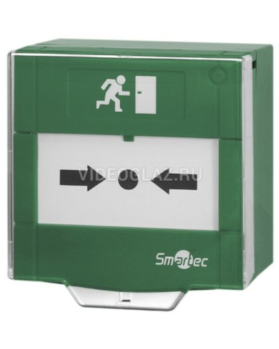 Устройство разблокировки двери с восстанавливаемой вставкой Smartec ST-ER105D-GN в Рыбинске Кнопки выхода Pintop.ru