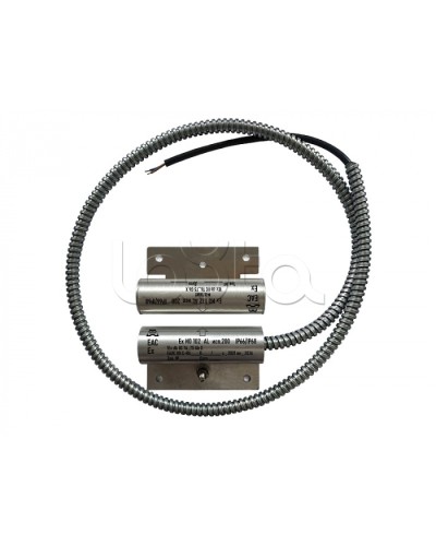 Извещатель охранный точечный магнитоконтактный взрывозащищённый Магнито-контакт Ех ИО102 Al исп.251 (торцевой), с постоянно присоединенным кабелем в металлорукаве (штатно кабель 2х0,75 - 1м), 1Ex d IIC T6 Gb АТФЕ.425119.171 в Рыбинске Извещатели охранн