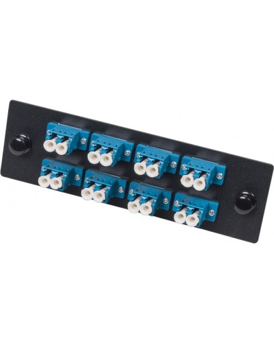 Панель адаптерная для кроссов LAN-FOBM с 8 симплексными адаптерами SC/OM2 LANMASTER LAN-APM-8xSC/OM2 в Рыбинске Кроссы оптические Pintop.ru