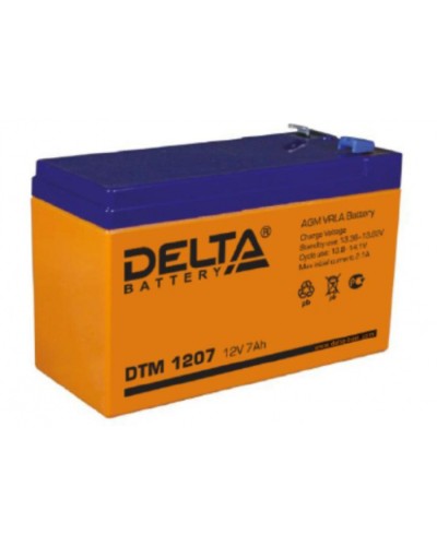 Аккумулятор свинцово-кислотный Delta DTM 1207 в Рыбинске Электротехническое оборудование Pintop.ru