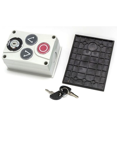 Панель управления 3х кнопочная с ключом Faac 402500 в Рыбинске Устройства радиоуправления для шлагбаумов и автоматики Pintop.ru