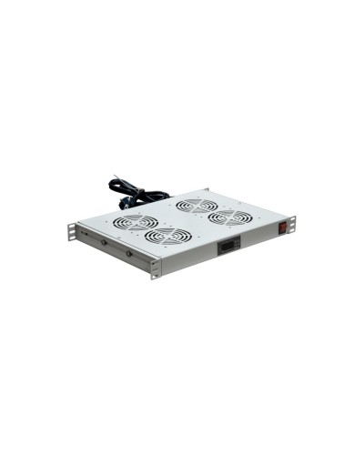 Модуль вентиляторный с термостатом 19 1U с 4-мя вентиляторами REXANT 04-2605 в Рыбинске Вентиляторные модули Pintop.ru