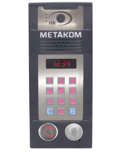 Многоабонентый антивандальный блок вызова со встроенной гибридной видеокамерой Метаком MК2018-RFMFСVH в Рыбинске Блоки вызова многоабонентные Pintop.ru