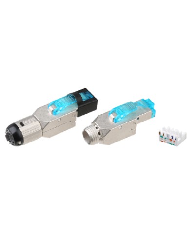 Разъем полевой оконцовки Hyperline PLUD-8P8C-S-C8-SH в Рыбинске Коннекторы и разъемы Pintop.ru