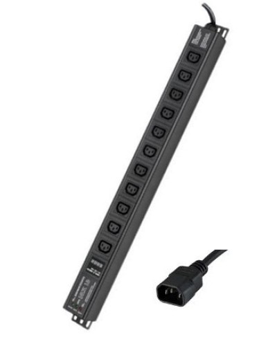 Блок распределения питания вертикальный для 19 шкафов DKC R5VIEC11CDOP в Рыбинске Блоки розеток Pintop.ru