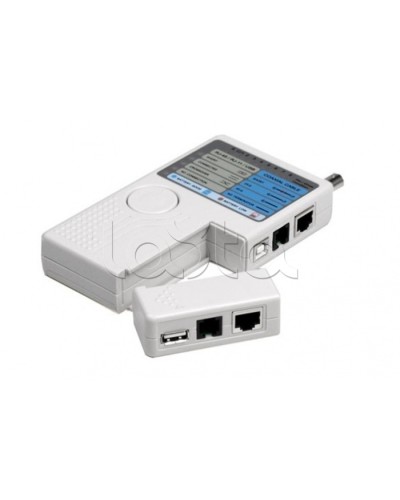 Тестер Кабеля универсальный RJ-45+RJ-11+RJ-12+USB+BNC (HT-2468B) REXANT 12-1003 в Рыбинске Тестеры для систем видеонаблюдения Pintop.ru