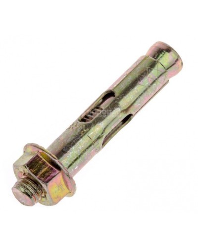 Анкерный болт с гайкой оцинкованный М6/8х120 (50 шт/уп) Промрукав (PR08.3059) в Рыбинске Крепеж Pintop.ru