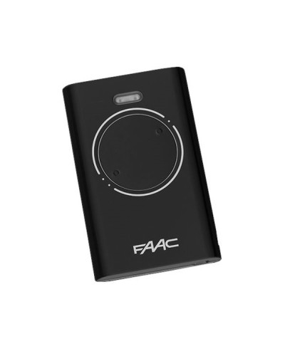 Брелок-передатчик 2-канальный Faac 7870071 (черный) в Рыбинске Устройства радиоуправления для шлагбаумов и автоматики Pintop.ru