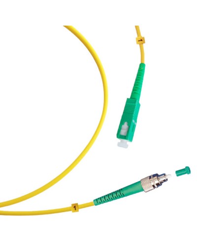 Шнур оптический simplex FC/APC-SC/APC 9/125 sm 5м LSZH Cabeus FOP(s)-9-FC/APC-SC/APC-5m в Рыбинске Патч-корды оптические Pintop.ru