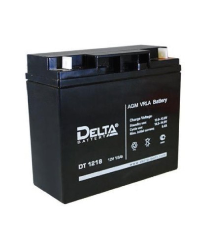 Аккумулятор свинцово-кислотный Delta DT 1218 в Рыбинске Электротехническое оборудование Pintop.ru