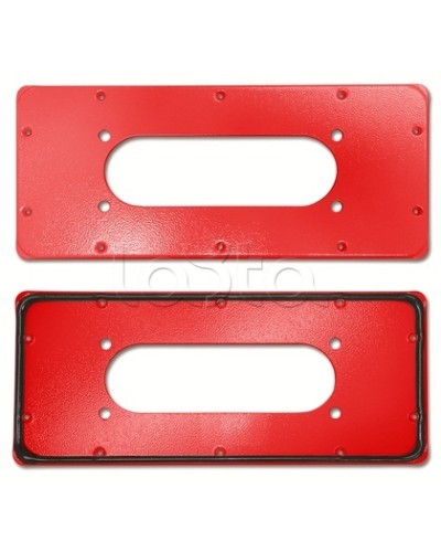 Фланец красный для ST с перф. Тип 3 DKC R5FPST01-RAL3000 в Рыбинске Аксессуары для стоек и шкафов Pintop.ru