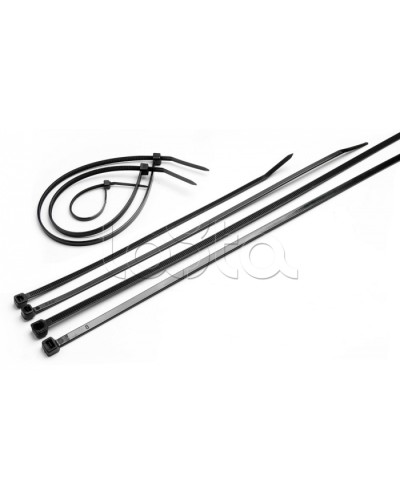 Стяжка нейлоновая неоткрывающаяся, безгалогенная (halogen free), 250x3.6мм, черная, outdoor (100 шт) Cabeus GTOUT-250 в Рыбинске Стяжки-хомуты Pintop.ru