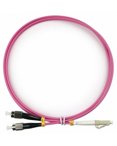 Шнур оптический duplex LC-FC 50/125 mm OM4 1,5м LSZH Cabeus FOP-50-OM4-LC-FC-1,5m в Рыбинске Патч-корды оптические Pintop.ru