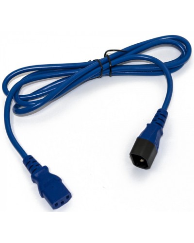 Кабель питания монитор-компьютер Hyperline PWC-IEC13-IEC14-0.5-BL в Рыбинске Патч-корды и пигтейлы Pintop.ru