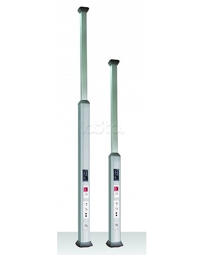 Колонна алюминиевая, 2.7 - 4.2м, цвет чёрный DKC 09573 в Рыбинске Аксессуары для стоек и шкафов Pintop.ru