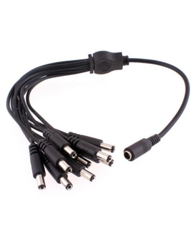 Разветвитель питания на 9 разъемов 2,1*5,5 мм REXANT (14-0317) в Рыбинске Системы видеонаблюдения Pintop.ru