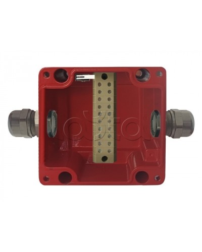 Коробка соединительная Магнито-контакт МКС 2ВК «МОРОЗ» цвет красный, с датчиком вскрытия корпуса (тампером), IP66/IP68 в Рыбинске Распределительные коробки Pintop.ru