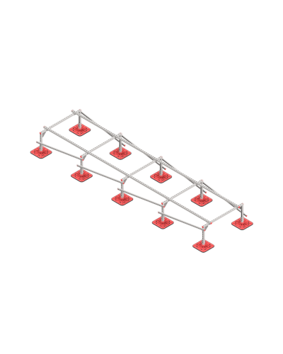 Опорная конструкция для установки оборудования TECHNORAPTOR FOOT 1200х5000 тип 2 HD КМ-профиль (KM-TR-F-SSEI-1200-5000-2 HD) в Рыбинске Системы видеонаблюдения Pintop.ru