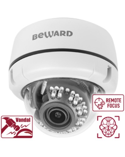 IP-камера видеонаблюдения антивандальная купольная Beward B2530DVZ в Рыбинске IP-камеры Pintop.ru