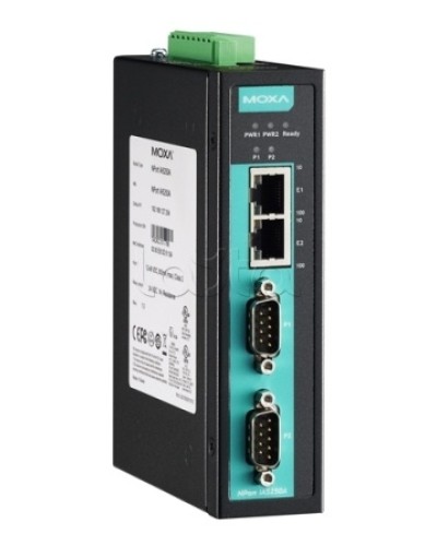 Сервер 2-портовый RS-232/422/485 в Ethernet Moxa NPort IA-5250AI в Рыбинске Дополнительное оборудование для ОПС Pintop.ru