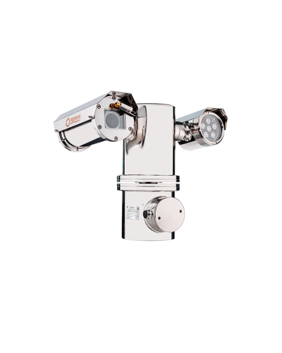 Взрывозащищенный термокожух на поворотной платформе для IP видеокамеры с ИК подсветкой. Напряжение питания: 24 VDC/VAC в Рыбинске Системы видеонаблюдения Pintop.ru