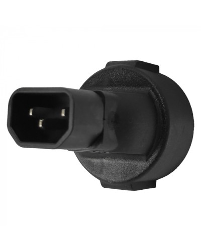 Адаптер переходной, розетка Schuko - вилка C14, 220В, 10А, черный LANMASTER (LAN-PPS/14-BK) в Рыбинске Проходные адаптеры и розетки оптические Pintop.ru