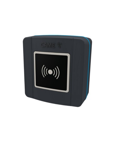 Накладной проксимити-считыватель для карт, брелоков и TAG-капсул Came 806SL-0300 - SELR1BDG, подключаемый к шине CXN с синей подсветкой (протокол Manchester), RAL7024 в Рыбинске Считыватели Pintop.ru