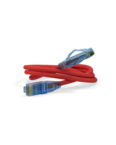 Патч-корд RJ45-RJ45, 4 пары, UTP, кат.6, LSZH (0,5м) Hyperline PC-LPM-UTP-RJ45-RJ45-C6-0.5M-LSZH-RD в Рыбинске Патчкорды (медные) Pintop.ru