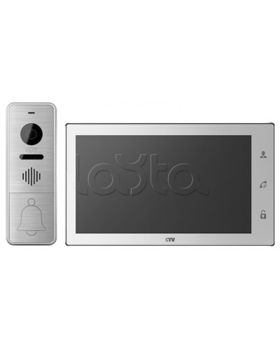 Комплектвидеодомофона CTV-DP4706AHD (белый) в Рыбинске Комплекты домофонов Pintop.ru