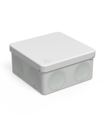 Коробка распред. 60-0300м двухкомп. безгалогенная (HF) 100х100х50 (8шт/уп) Промрукав (60-0300м) в Рыбинске Распределительные коробки Pintop.ru