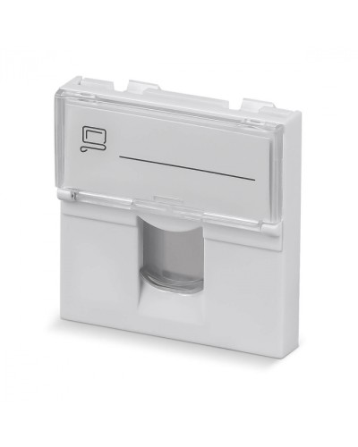 Вставка 45x45 (Mosaic) для 1 модуля формата Keystone Jack (арт.078604) Cabeus (FP-L-45-1M) в Рыбинске Модули Keystone Pintop.ru