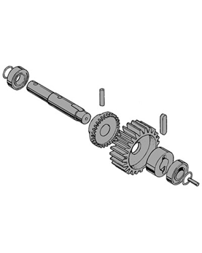 Вал в сборе C-BY Came 119RIC031 в Рыбинске Запчасти для шлагбаумов и автоматики Pintop.ru