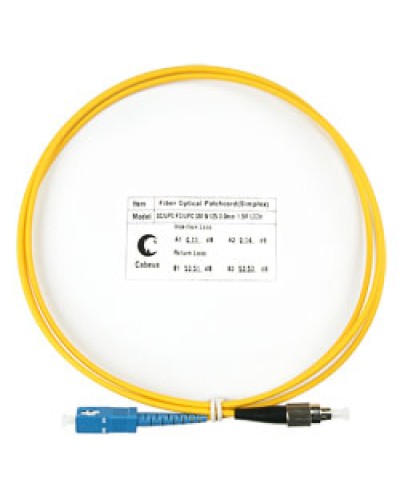Шнур оптический simplex SC-FC 9/125 SM 1.5 м LSZH в Рыбинске Патч-корды оптические Pintop.ru