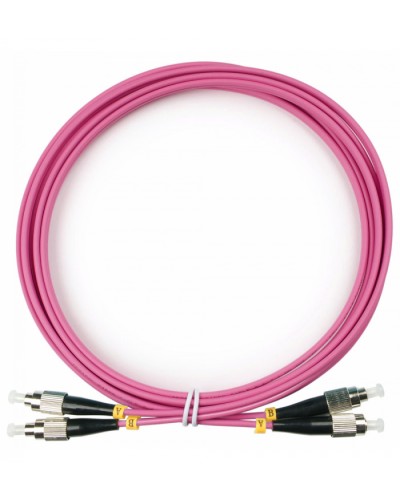 Шнур оптический duplex FC-FC 50/125 mm OM4 2м LSZH в Рыбинске Патч-корды оптические Pintop.ru