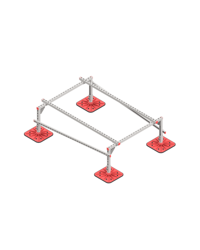 Опорная конструкция для установки оборудования TECHNORAPTOR FOOT 1200х1700 HD КМ-профиль (KM-TR-F-SSEI-1200-1700 HD) в Рыбинске Системы видеонаблюдения Pintop.ru