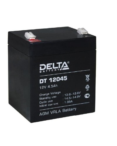 Аккумулятор свинцово-кислотный Delta DT 12045 в Рыбинске Электротехническое оборудование Pintop.ru