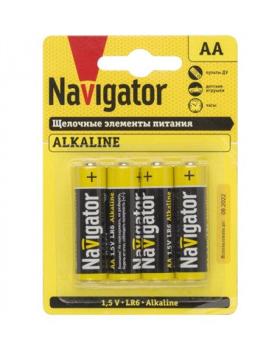 Элемент питания Navigator 61 463 NBT-NPE-LR6-BP4 в Рыбинске Электротехническое оборудование Pintop.ru