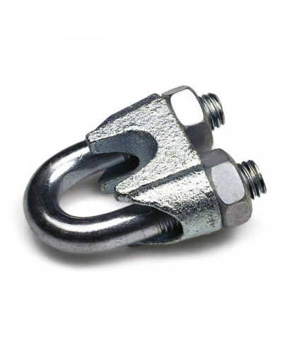 Зажим троса одинарный D4мм тип Слоник DIN 741 (100 шт/уп) Промрукав (PR08.3892) в Рыбинске Держатели, клипсы, скобы Pintop.ru