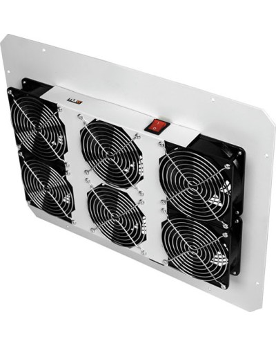 Панель вентиляционная с 6 вентиляторами TLK TLK-FAN6-BK в Рыбинске Вентиляторные модули Pintop.ru