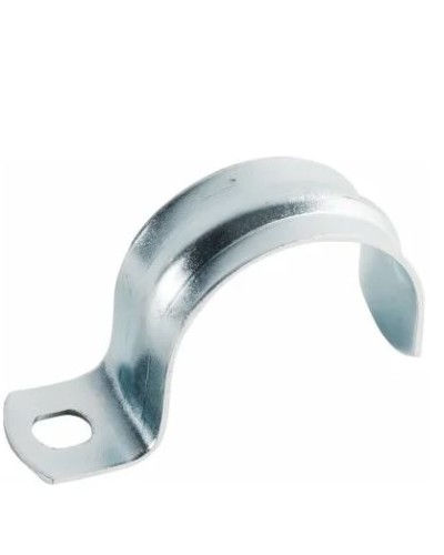 Скоба оцинк. с одним отверстием, для трубы D32мм (100 шт/уп) Экопласт (43732) - Скоба оцинкованная с одним отверстием, для трубы D32мм Экопласт в Рыбинске Держатели, клипсы, скобы Pintop.ru