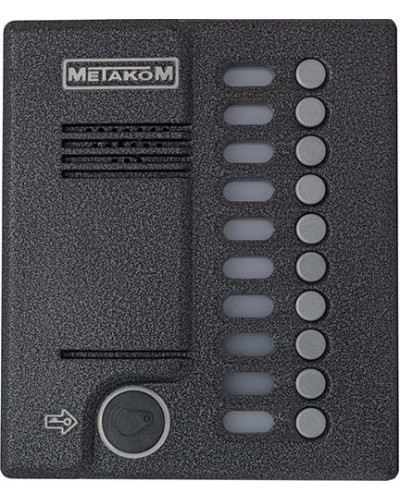 Блок вызова домофона Метаком MК10.2-RFEN в Рыбинске Вызывные аудиопанели малоабонентные Pintop.ru