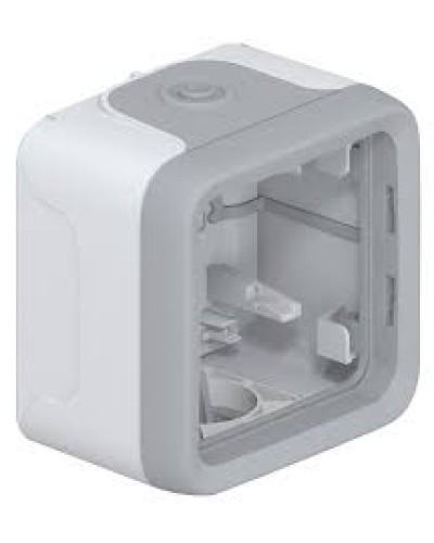 Коробка для накладного монтажа с мембранными сальниками серый 1 пост Plexo Legrand 069651 в Рыбинске Распределительные коробки Pintop.ru