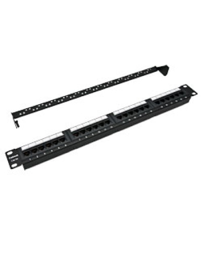 Патч-панель 19, 1U, 24xRJ45 Cabeus PL-24-Cat.5e-Dual IDC в Рыбинске Патч панель Pintop.ru