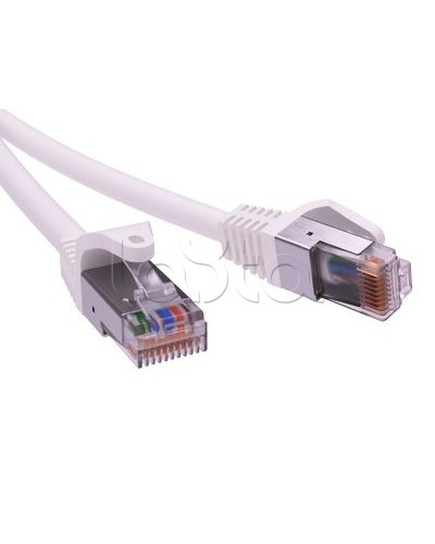 Патч-корд экранированный CAT6 F/UTP 4х2, LSZH, белый, 7м DKC RN6FU4570WH в Рыбинске Патчкорды (медные) Pintop.ru