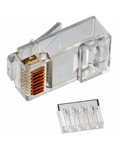 Коннектор RJ45 UTP 8P8C TWT (TWT-PL45-8P8C-V) в Рыбинске Коннекторы и разъемы Pintop.ru