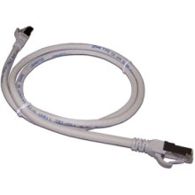 Патч-корд RJ45 - RJ45, 4 пары, FTP, категория 6A, 5 м, серый LANMASTER LAN6A-S45-45-5.0-GY